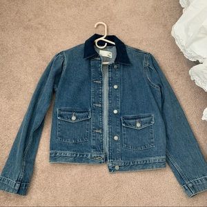 Aritzia Wilfred free denim jacket